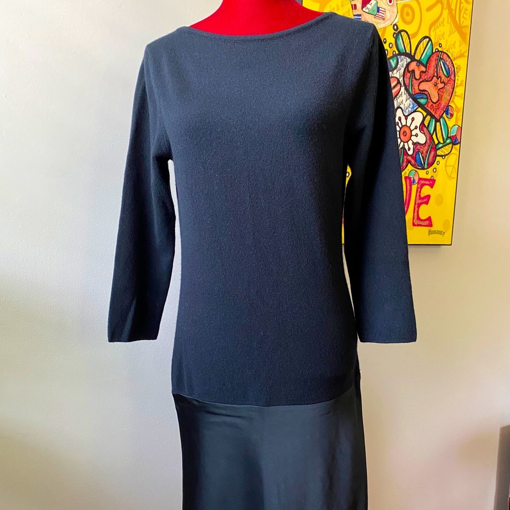 Burberry cashmere sweater dress black